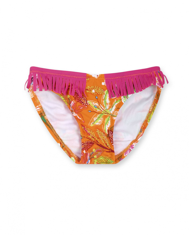 Culétine fille imprimé orange Eco-Safari