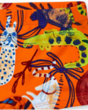 Maillot de bain boxer garçon orange Eco-Safari Maillot de bain boxer garçon orange Eco-Safari