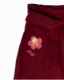 Pantalon fille Eco-Safari bordeaux Pantalon fille Eco-Safari bordeaux