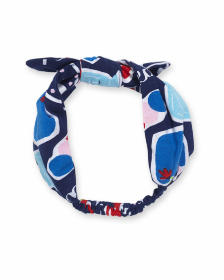Bandeau imprimé pois bleus fille Beach Day Bandeau imprimé pois bleus fille Beach Day