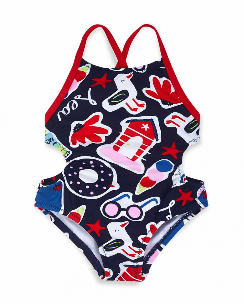 Trikini bleu fille Beach Day