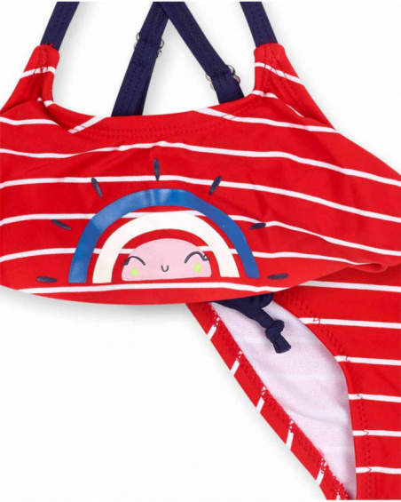 Fille bikini rouge Beach Day Fille bikini rouge Beach Day