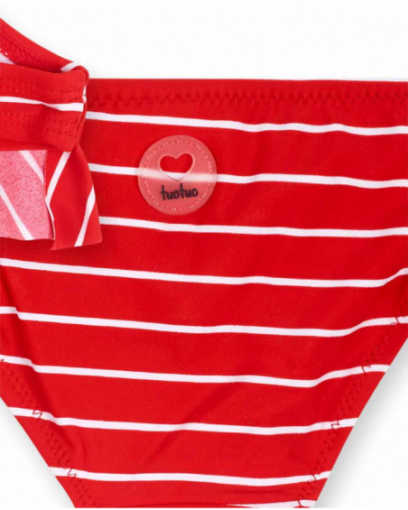 Fille bikini rouge Beach Day Fille bikini rouge Beach Day