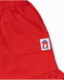 Short en maille rouge fille Beach Day Short en maille rouge fille Beach Day