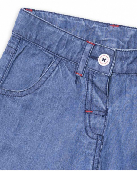 Short en jean bleu pour fille Beach Day Short en jean bleu pour fille Beach Day