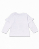 T-shirt long blanc en maille pour fille Beach Day T-shirt long blanc en maille pour fille Beach Day
