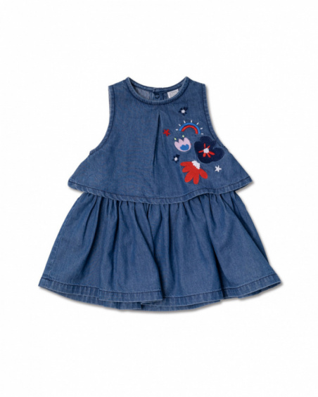 Robe en jean bleu pour fille Beach Day Robe en jean bleu pour fille Beach Day