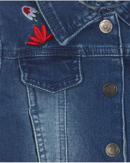 Veste en jean bleu fille Beach Day Veste en jean bleu fille Beach Day