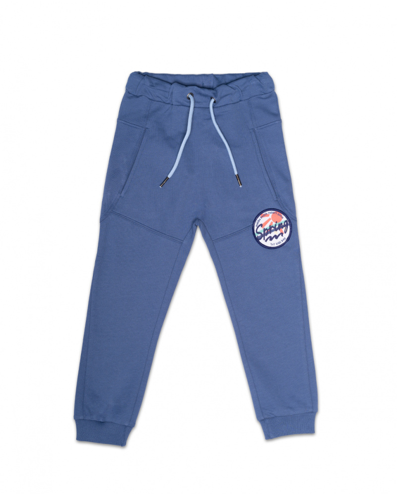 Pantalon peluche garçon Spring Break bleu