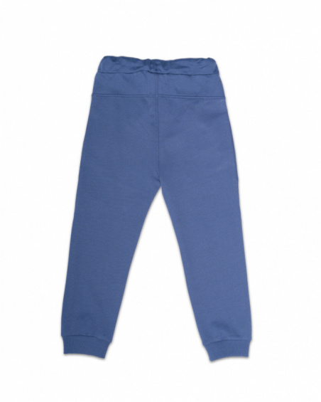 Pantalon peluche garçon Spring Break bleu Pantalon peluche garçon Spring Break bleu
