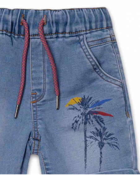 Short en jean bleu pour garçon Spring Break Short en jean bleu pour garçon Spring Break