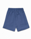 Short en maille bleu pour garçon Spring Break Short en maille bleu pour garçon Spring Break