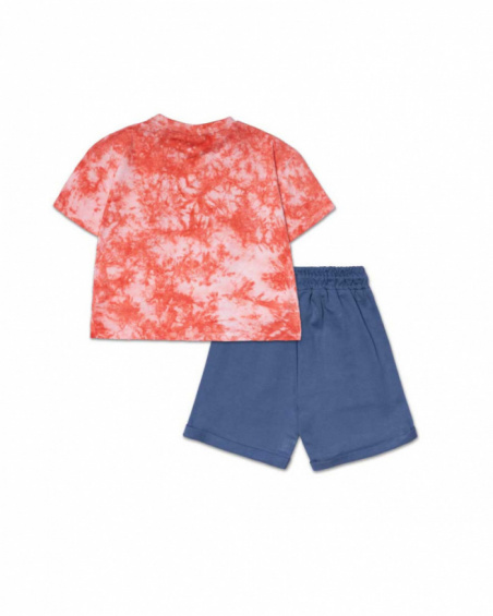 Ensemble tricot rouge et bleu pour garçon Spring Break Ensemble tricot rouge et bleu pour garçon Spring Break