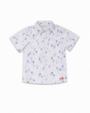 Chemise popeline garçon Spring Break blanche Chemise popeline garçon Spring Break blanche
