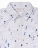Chemise popeline garçon Spring Break blanche Chemise popeline garçon Spring Break blanche