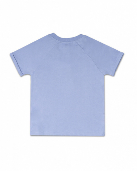 T-shirt en maille bleu pour garçon Spring Break T-shirt en maille bleu pour garçon Spring Break
