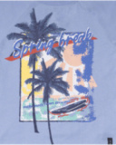 T-shirt en maille bleu pour garçon Spring Break T-shirt en maille bleu pour garçon Spring Break