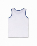T-shirt blanc en maille garçon Spring Break T-shirt blanc en maille garçon Spring Break