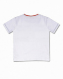 T-shirt surf blanc en maille pour garçon Spring Break T-shirt surf blanc en maille pour garçon Spring Break