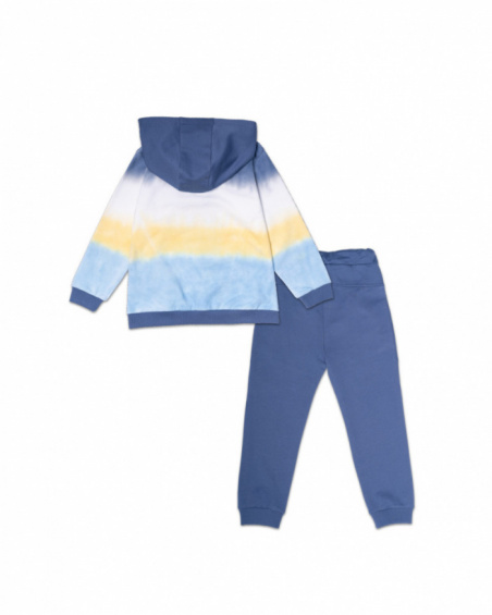 Ensemble peluche bleu tie-dye pour garçon Spring Break Ensemble peluche bleu tie-dye pour garçon Spring Break