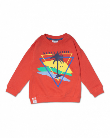 Sweat molleton rouge pour garçon Spring Break Sweat molleton rouge pour garçon Spring Break