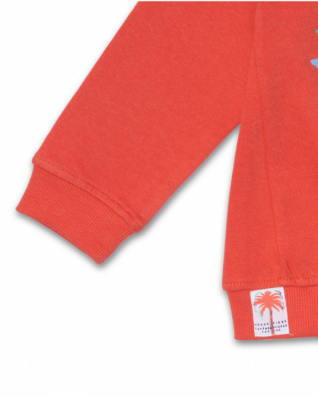 Sweat molleton rouge pour garçon Spring Break Sweat molleton rouge pour garçon Spring Break