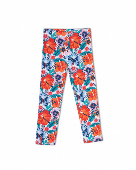Legging en maille imprimé pour fille Hello Playa Legging en maille imprimé pour fille Hello Playa