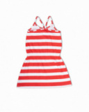 Robe en maille rayée pour fille Hello Playa Robe en maille rayée pour fille Hello Playa