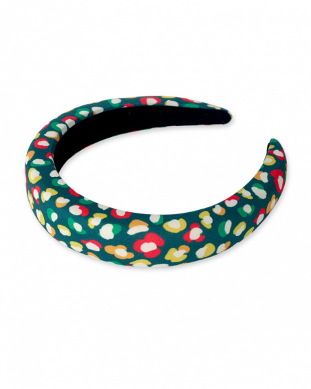Bandeau rigide vert avec imprimé pour fille Tropical Feelings Bandeau rigide vert avec imprimé pour fille Tropical Feelings