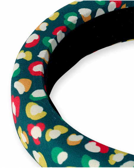 Bandeau rigide vert avec imprimé pour fille Tropical Feelings Bandeau rigide vert avec imprimé pour fille Tropical Feelings