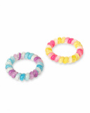 Lot de 2 chouchous Malibu multicolores Lot de 2 chouchous Malibu multicolores
