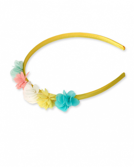 Bandeau rigide jaune pour fille Treasure Island Bandeau rigide jaune pour fille Treasure Island