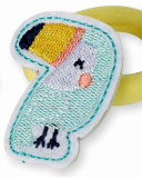 Lot de 2 chouchous jaunes pour fille Treasure Island Lot de 2 chouchous jaunes pour fille Treasure Island