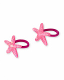 Lot de 2 chouchous coquillage rose Lot de 2 chouchous coquillage rose
