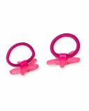 Lot de 2 chouchous coquillage rose Lot de 2 chouchous coquillage rose