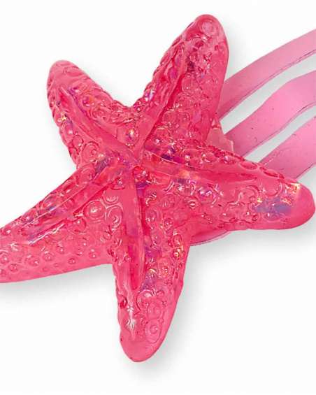 Lot de 2 pinces roses pour fille Seashell Lot de 2 pinces roses pour fille Seashell
