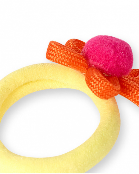 Lot de 2 chouchous orange pour fille Eco-Safary Lot de 2 chouchous orange pour fille Eco-Safary