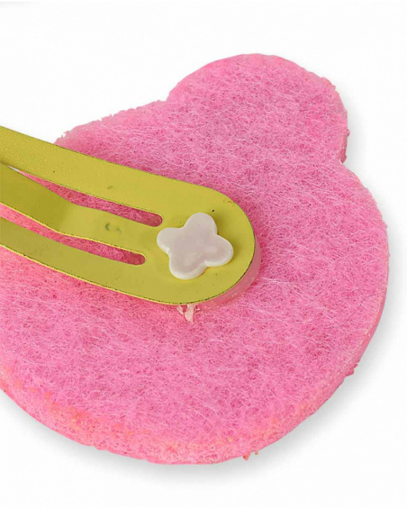 Lot de 2 clips jaunes pour fille Juicy Lot de 2 clips jaunes pour fille Juicy