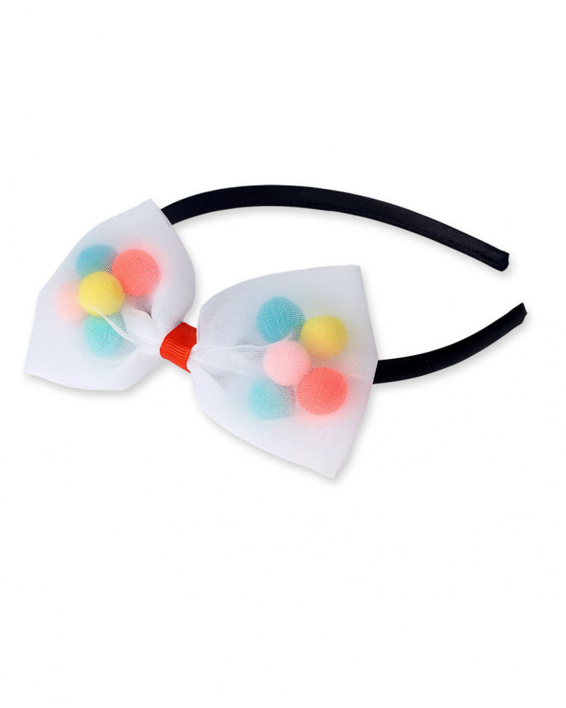 Bandeau rigide noir pour fille Juicy