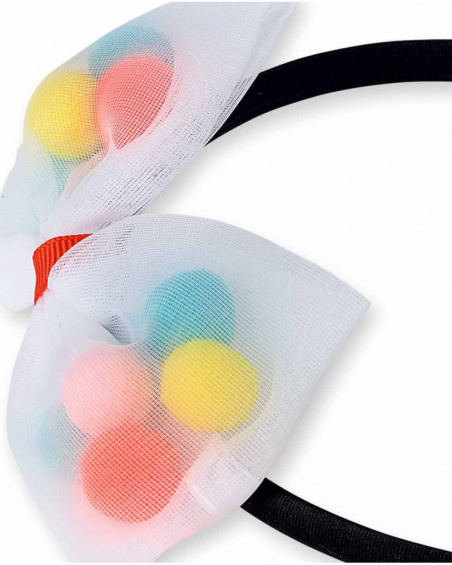 Bandeau rigide noir pour fille Juicy Bandeau rigide noir pour fille Juicy