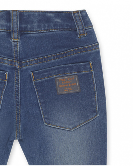 Pantalon denim bleu garçon Basics Bébé Pantalon denim bleu garçon Basics Bébé