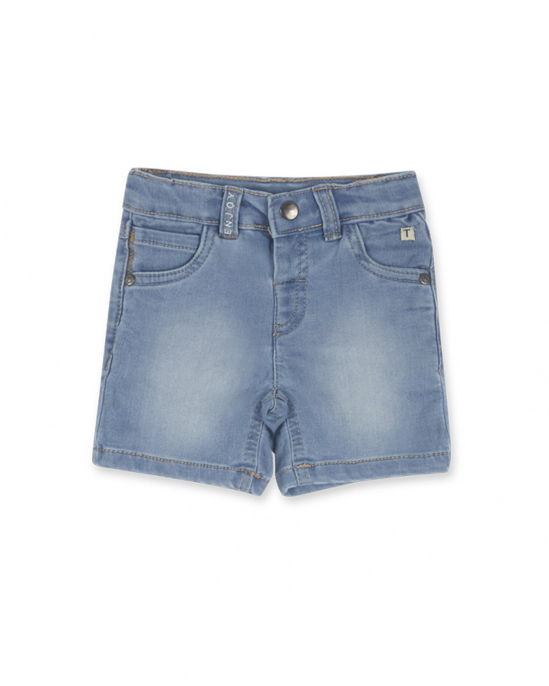 Bermuda en jean bleu pour garçon Basics Bébé