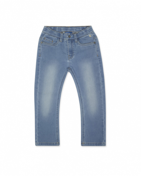 Pantalon en jean bleu pour garçon Basics Kids Pantalon en jean bleu pour garçon Basics Kids