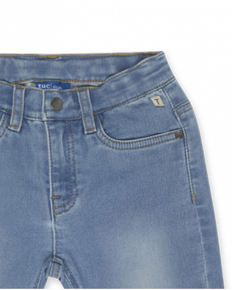 Pantalon en jean bleu pour garçon Basics Kids Pantalon en jean bleu pour garçon Basics Kids
