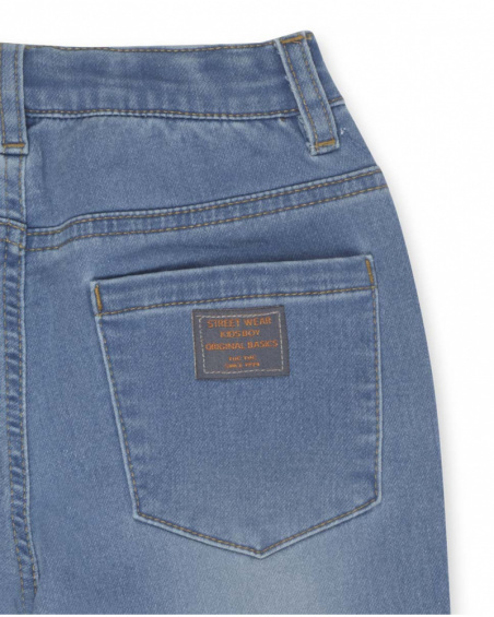 Pantalon en jean bleu pour garçon Basics Kids Pantalon en jean bleu pour garçon Basics Kids