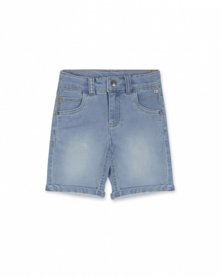 Bermuda en jean bleu pour garçon Basics Kids Bermuda en jean bleu pour garçon Basics Kids