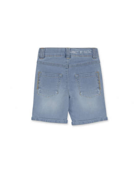 Bermuda en jean bleu pour garçon Basics Kids Bermuda en jean bleu pour garçon Basics Kids