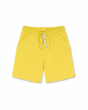 Bermuda en maille jaune pour garçon Basics Kids Bermuda en maille jaune pour garçon Basics Kids