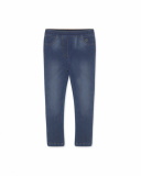 Legging peluche bleu marine fille Basics Kids Legging peluche bleu marine fille Basics Kids