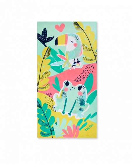 Serviette imprimé fille Treasure Island Serviette imprimé fille Treasure Island